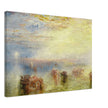 Approach to Venice by Joseph Mallord William Turner. Antique abstract painting of Venice Italy.