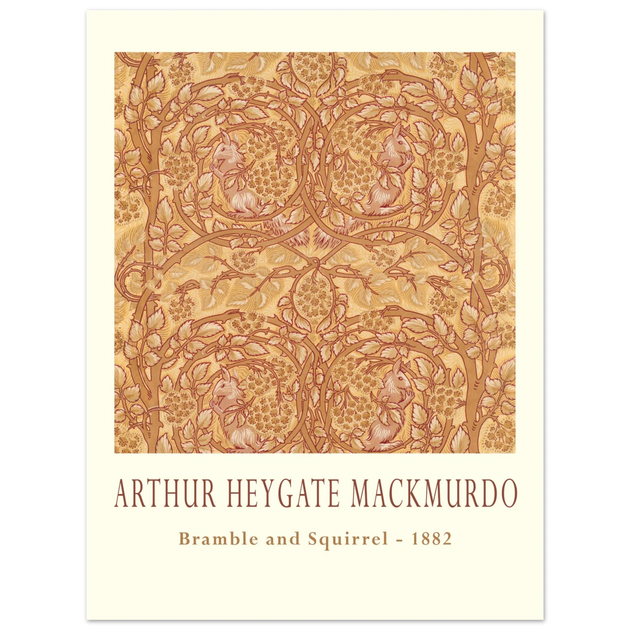 Arthur Heygate Mackmurdo Bramble and Squirrel .