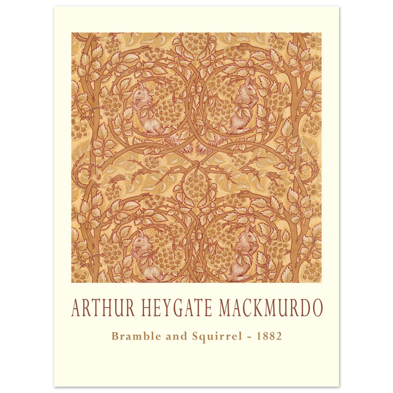 Arthur Heygate Mackmurdo Bramble and Squirrel .
