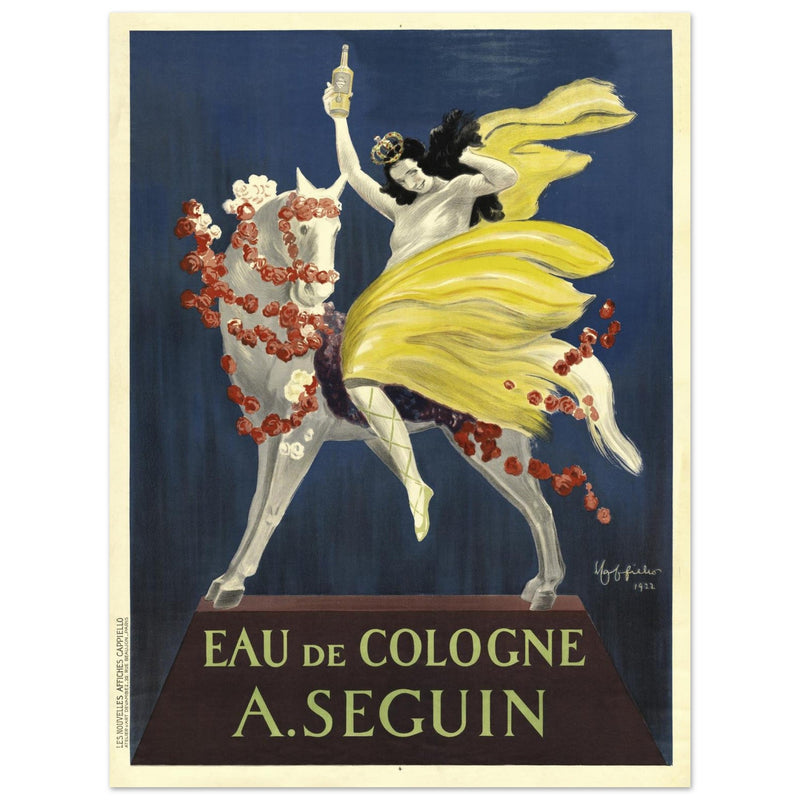 Eau de Cologne ( Cologne water ) vintage advertising poster 1922 by Leonetto Cappiello.