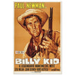 Billy Kid italian poster staring Paul Newman movie poster.