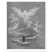 Wall Paradise. Gustave Dore illustration for the Divine Comedy by Dante Alighieri.