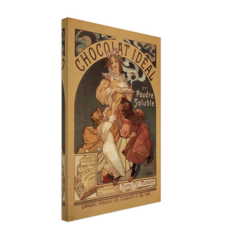 Art Nouveau Alphonse Mucha Chocolat Ideal.