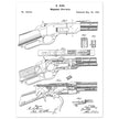 Magazine Fire arm patent 55012 by N kinf.