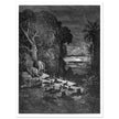 Gustave Dore Paradise Lost engraving . The completion of Creation.