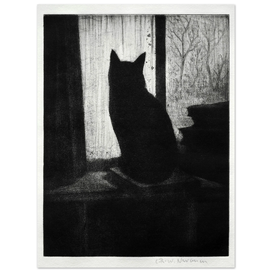 The Cat poster reproduction Author : Cristopher Richard Wynne Nevinson