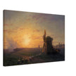 Steppe at sunset by Ivan Aivazovsky.