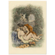 Paul Emile Becat erotic illustration Les Baiseres VI ( The Kisses ) Ecstasy