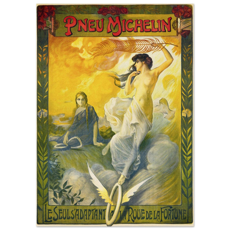 Michelin tyres vintage advertising from 1895.