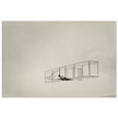 Glide of the Wright brother. The history of aviation.