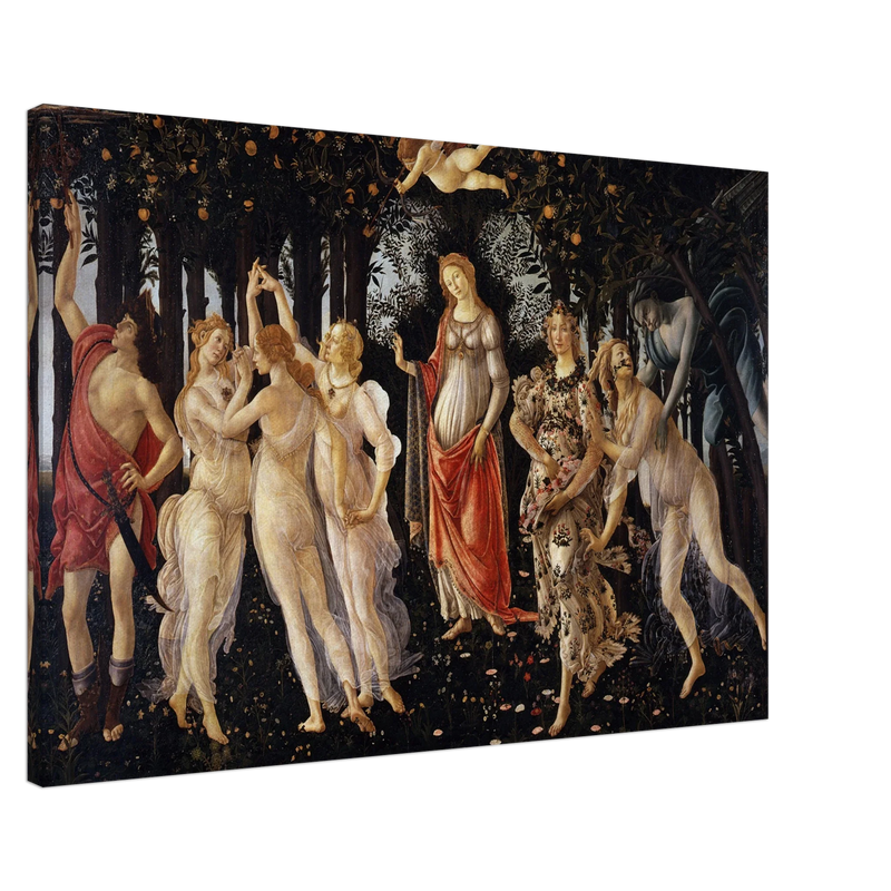 Canvas La Primavera ( Spring ) by Sandro Botticelli 1481-1482