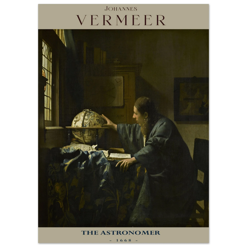 The Astronomer by Johannes Vermeer