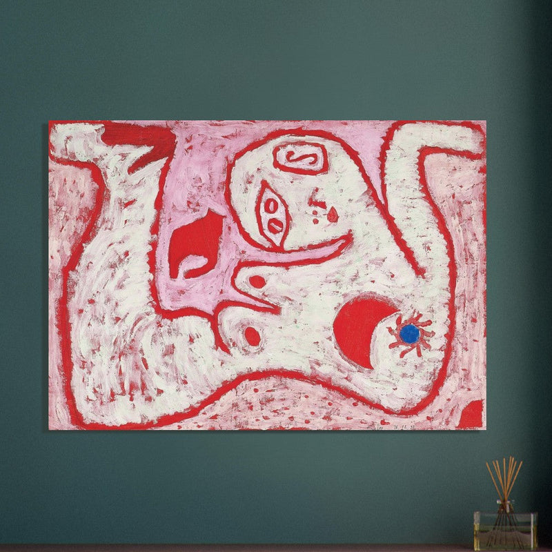 Paul Klee A Woman For Gods abstract painting.    poster