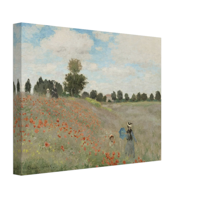 Poppy Field by Claude Monet