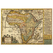 Africa ancient map of the XVIII century by Johann Georg Schreiber.