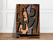 Paul Klee Bedrohliche Zeichen ( Threatening signs ). Abstract painting.  artwork. Wallart