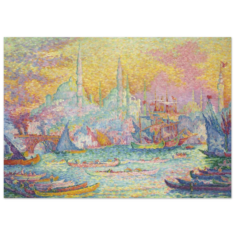 Paul Signac The Golden Horn, Constantinople Turkey painting