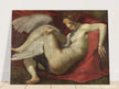 Leda and the Swan after Michelangelo 1530 copy of lost painting.