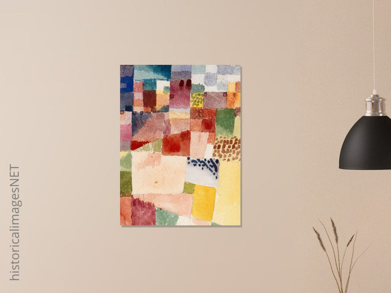 Paul Klee Motiv aus Hammamet abstract painting.