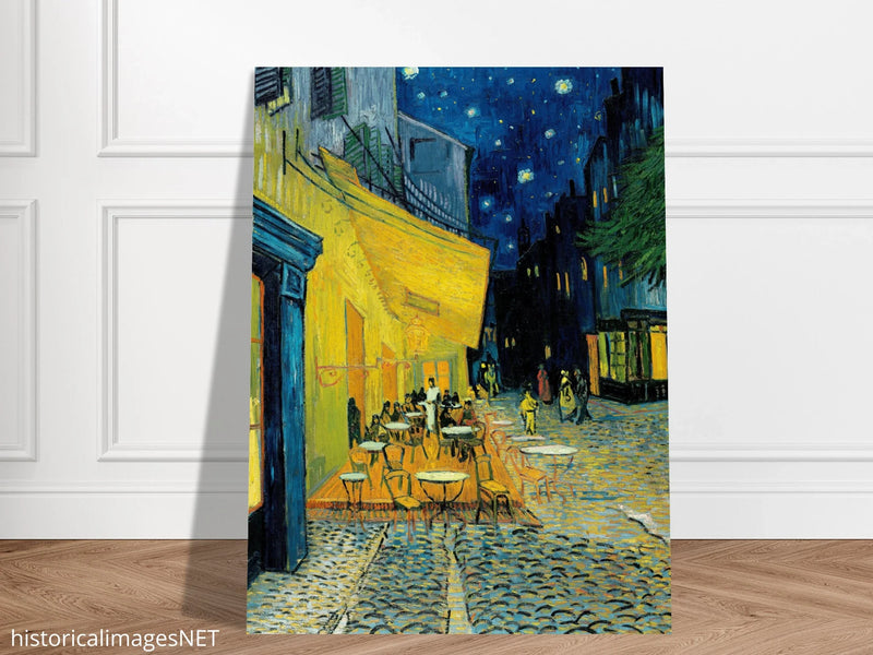 Terrace of a café at night Place du Forum by Vincent Van Gogh