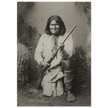 Geronimo Apache leader.  Portrait of native american indian.
