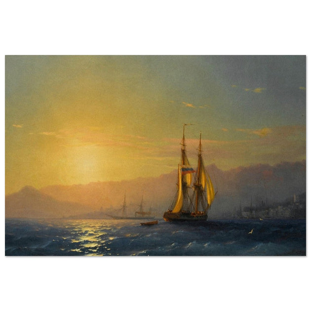 Sunset at Sea by Ivan Aivazovsky 1877.
