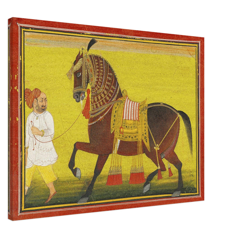 A Horse and a Groom attributed to Bagta Devgarh