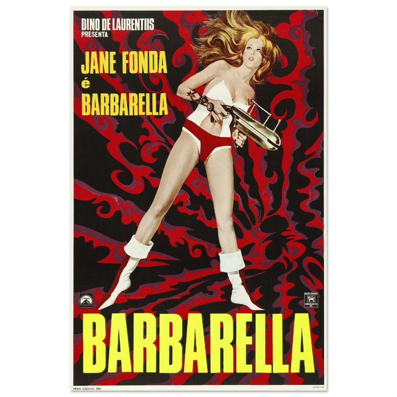 Jane Fonda as Barbarella movie poster.