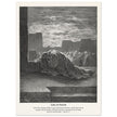 Gustave Dore The Bible engraving print . Ezra in prayer illustration .