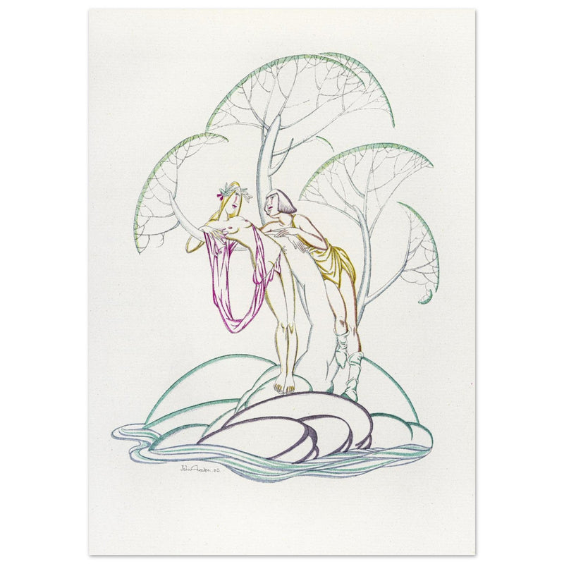 Daphnis and Chloe illustration by John Austen.