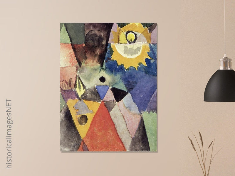 Paul Klee Mit der Gaslampe ( With the Gas Lamp ) 1915