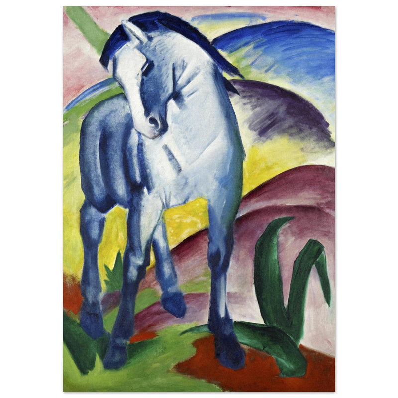Blue Horse I by Franz Marc painting