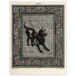 Watchdog mosaic chromolithograph reproduction Cave Canem by Victor Steeger