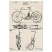 vintage motorcycle patent by G. M Holley.