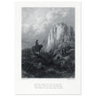 Gustave Dore illustration of King Arthur legend . Camelot . From the book Idylls of the King by Alfred Tennyson.