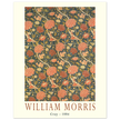 William Morris Cray 1884. Vintage printed cotton  art print.