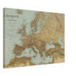 Ancient old map of Europe. George Erhard  antique map reproduction poster. decoration