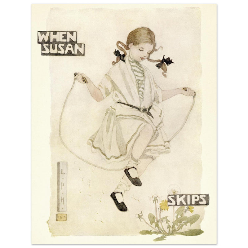 When Susan skips illustration by Lilian Price Hacker