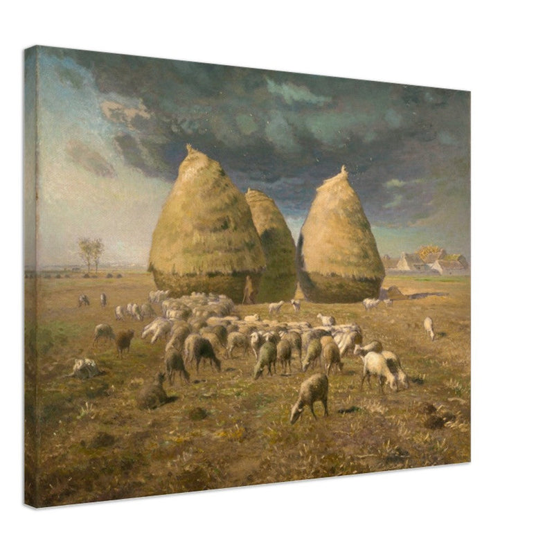 Haystacks Autumn by Jean François Millet.