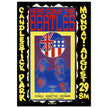 The Beatles concert poster reproduction. Final Concert at Candlestick Park in 1966.