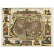 Jerusalem ancient map XVII Century by Daniel Stoopendael.