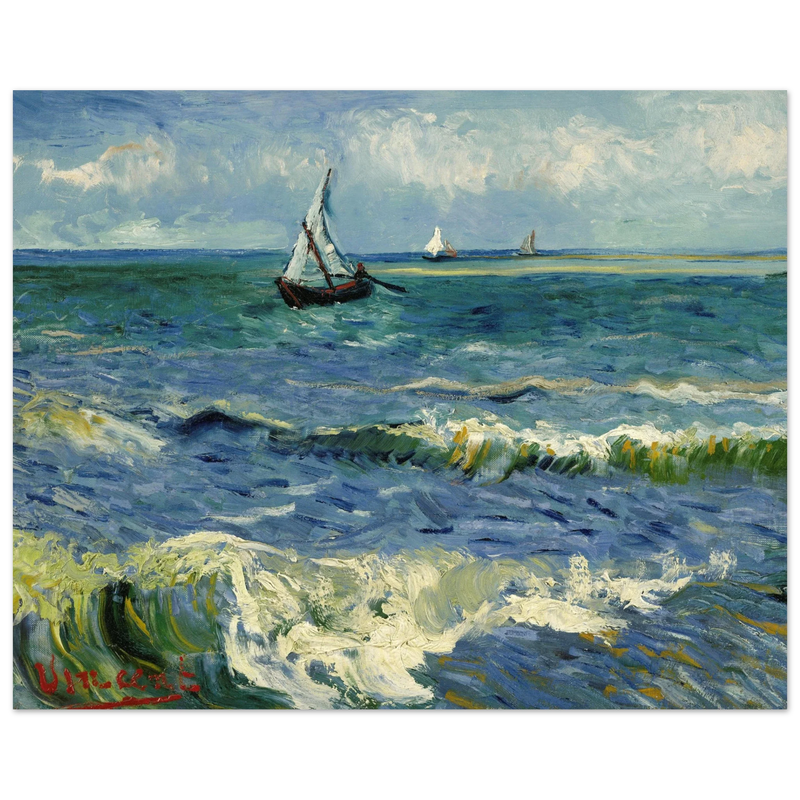 Seascape near Les Saintes Maries de la Mer by Vincent Van Gogh