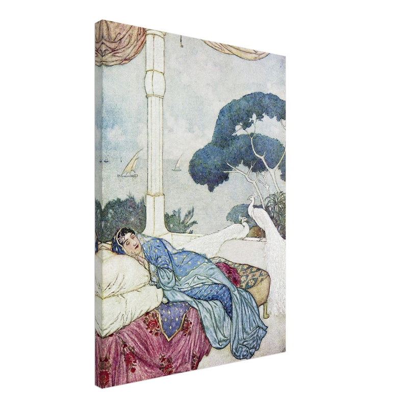 Edmund Dulac Rubaiyat of Omar Khayyam vintage illustration.