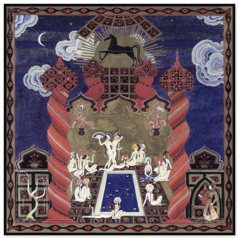 Kay Nielsen illustration for Arabian Nights. The Tale of the Third Dervish
