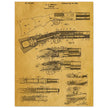 Firearm historic patent 1900. Matte paper