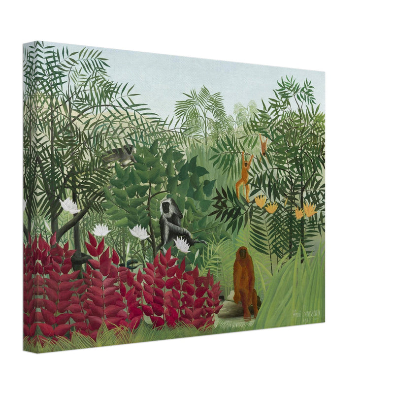 Henri Rousseau Tropical Forest with Monkeys  fine ar print