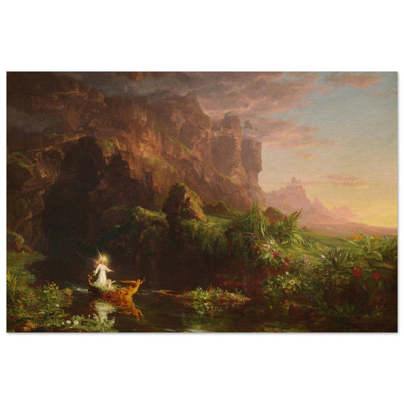 The Voyage of Life Childhood by Thomas Cole 1842.