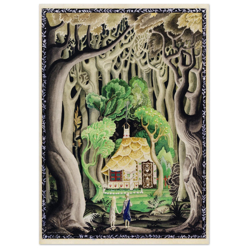 Kay Nielsen and his illustration  for Hansel and Gretel.