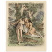 Paul Emile Becat erotic illustration Les Baiseres ( The Kisses )