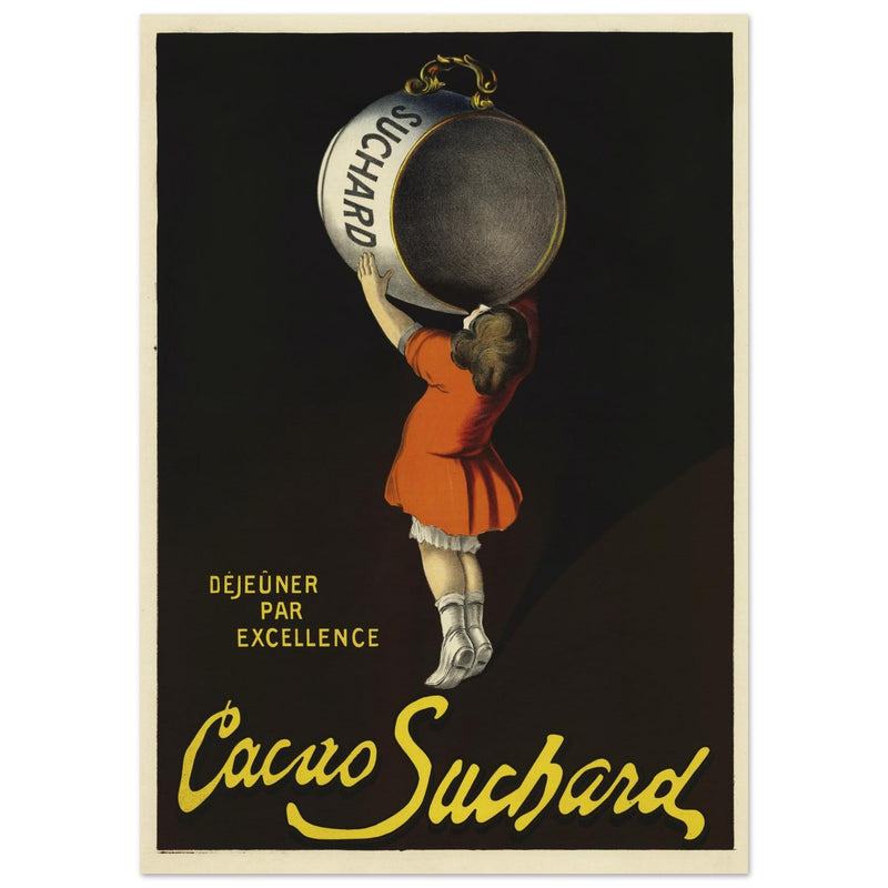 Cacao Suchard vintage advertising poster of 1911 made by Leonetto Cappiello.